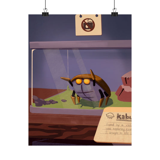 Cute Bug Terrarium Poster
