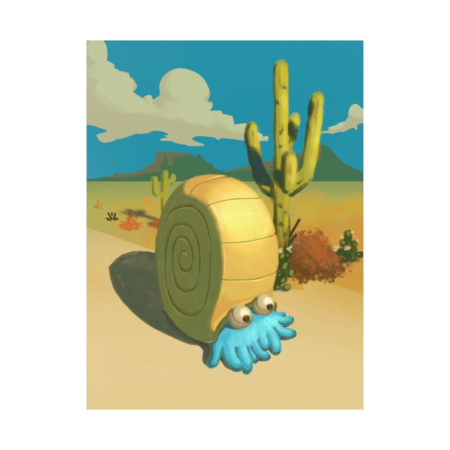 Desert Hermit Crab Poster