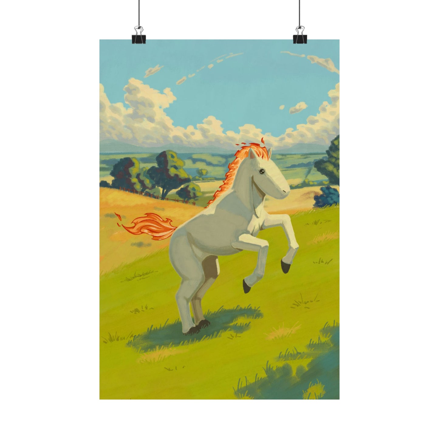 Pony Meadow Poster