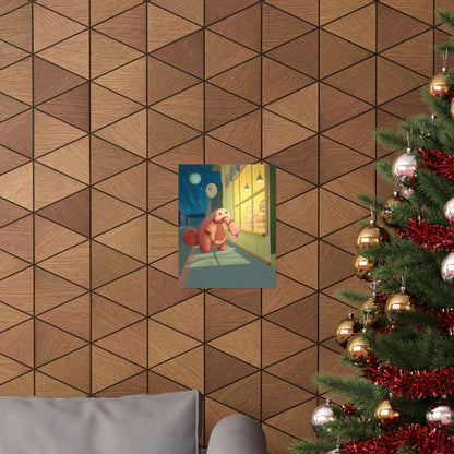 Cute Nighttime Bakery Poster