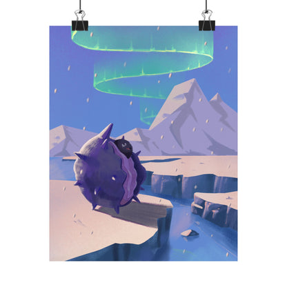 Aurora Night Ghastly Poster