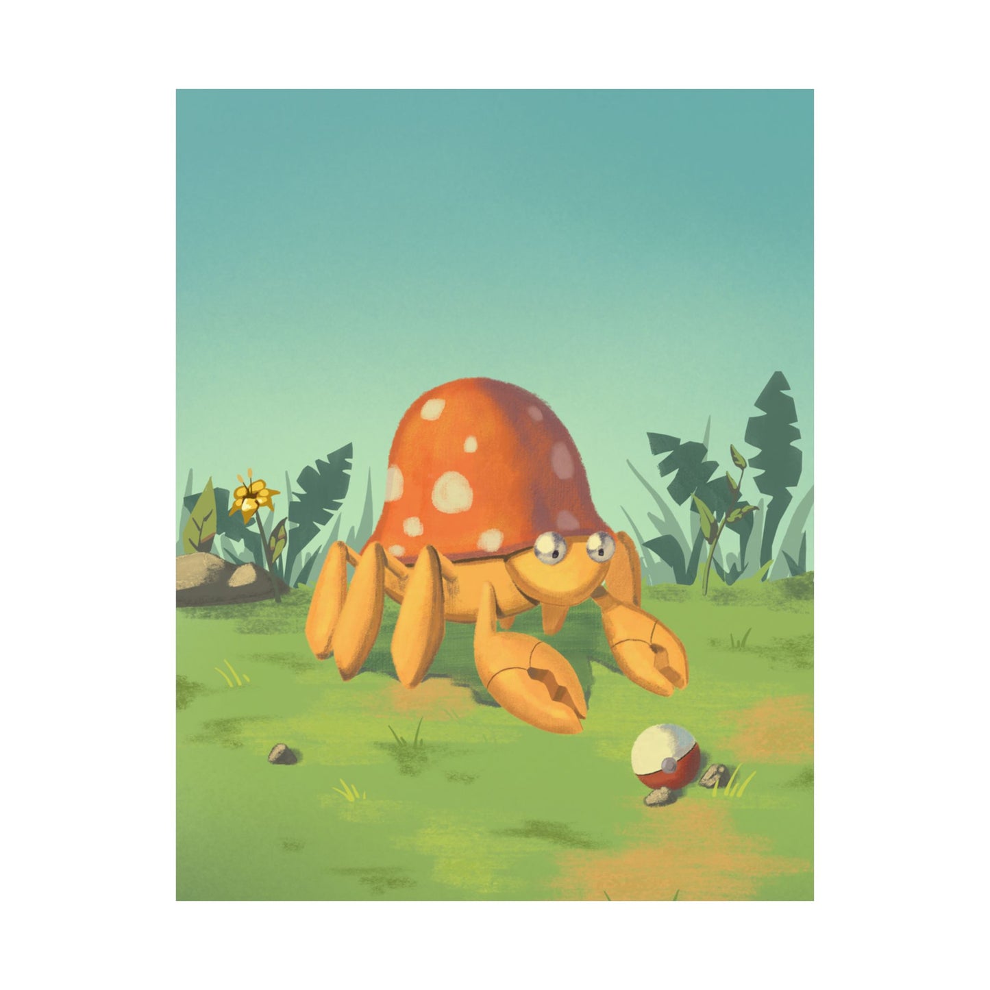 Mushroom Hermit Crab