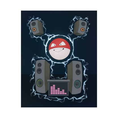 PopKnuckle: From Memory Series - Orb DJ Poster — Matte Vertical Music Room Art