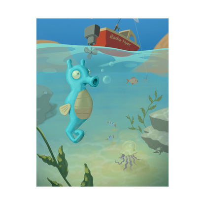 Seahorse Ocean Poster
