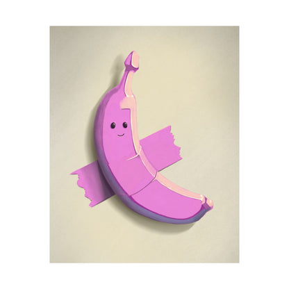 Cute Pink Banana Poster