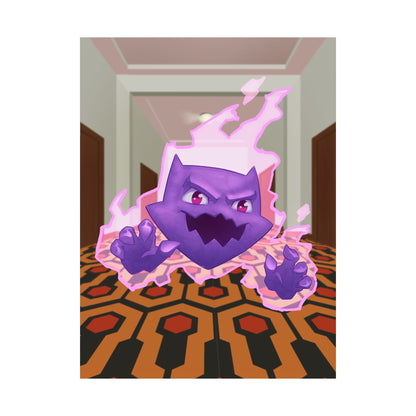 Spooky Ghost Haunted Hallway Poster