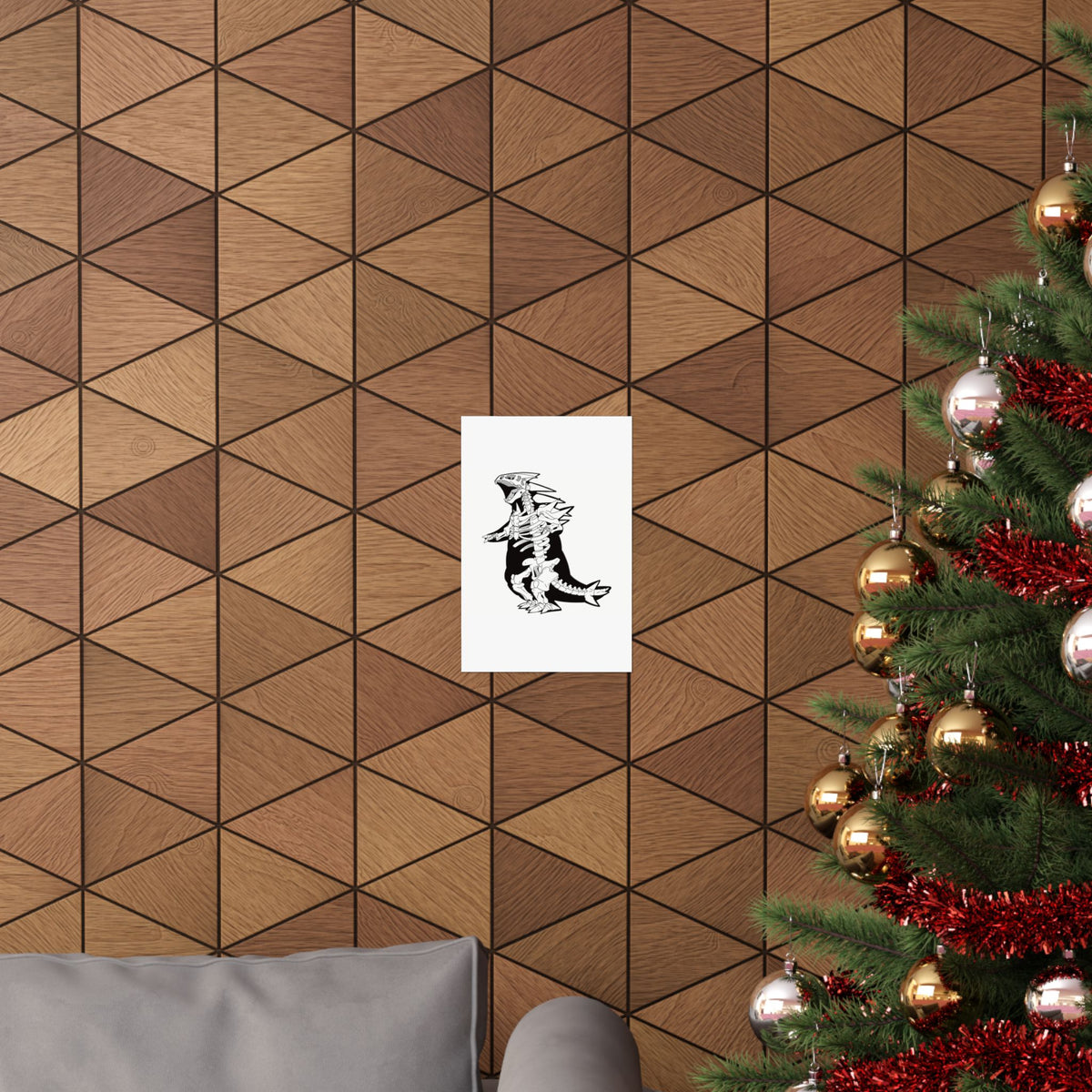 Skeletal Kaiju Poster