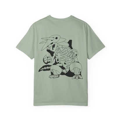 Light Wash - Kaiju Metal Bones - Adult Unisex T-Shirt