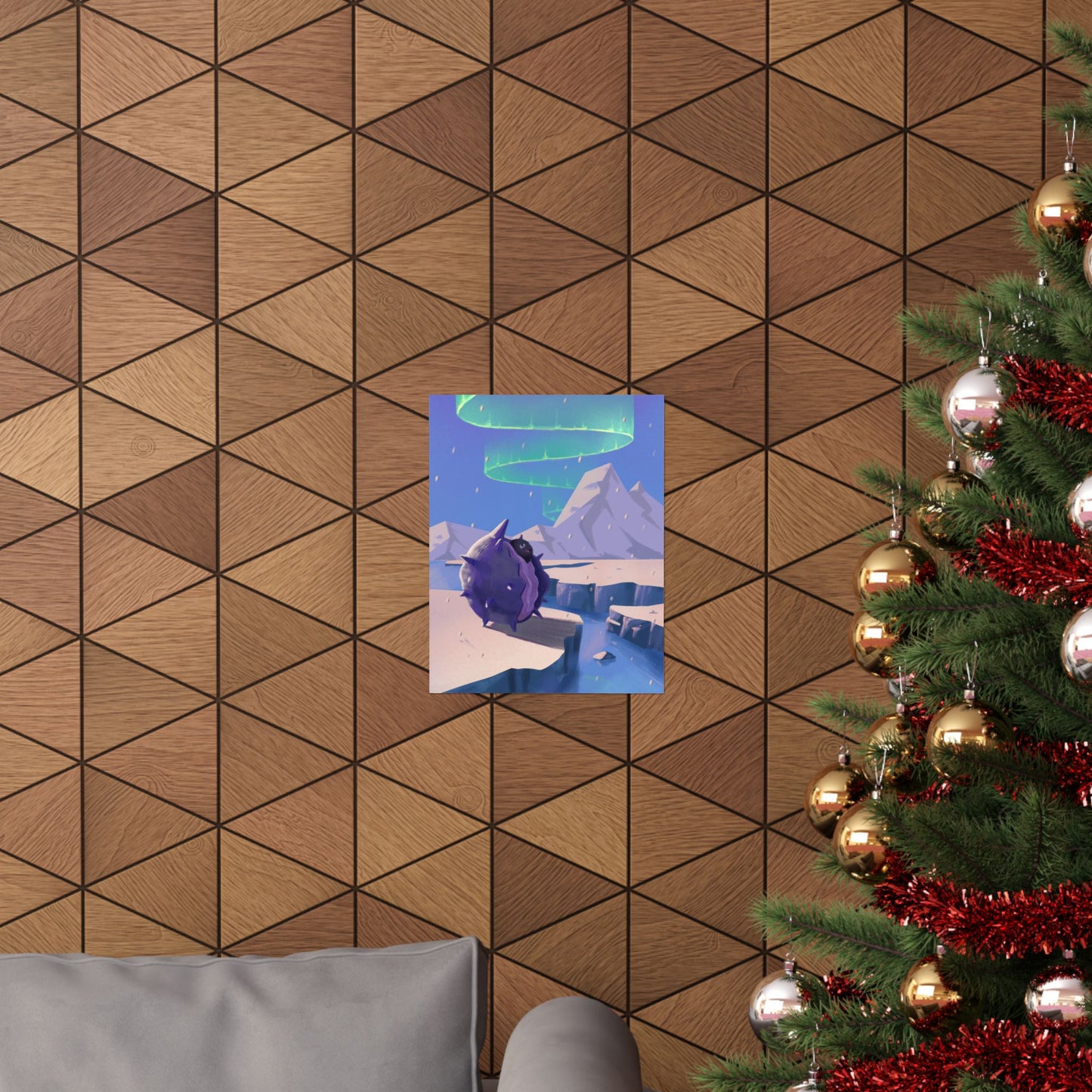 Aurora Night Ghastly Poster