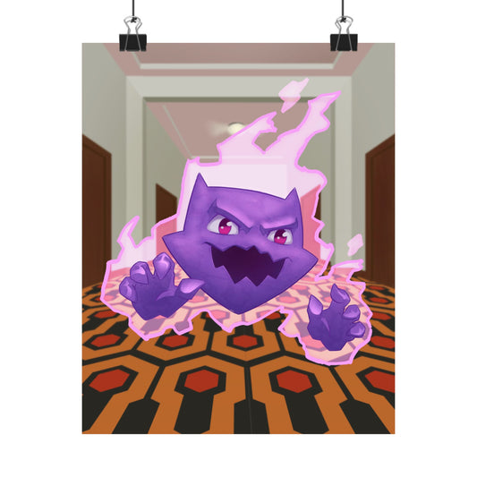 Spooky Ghost Haunted Hallway Poster