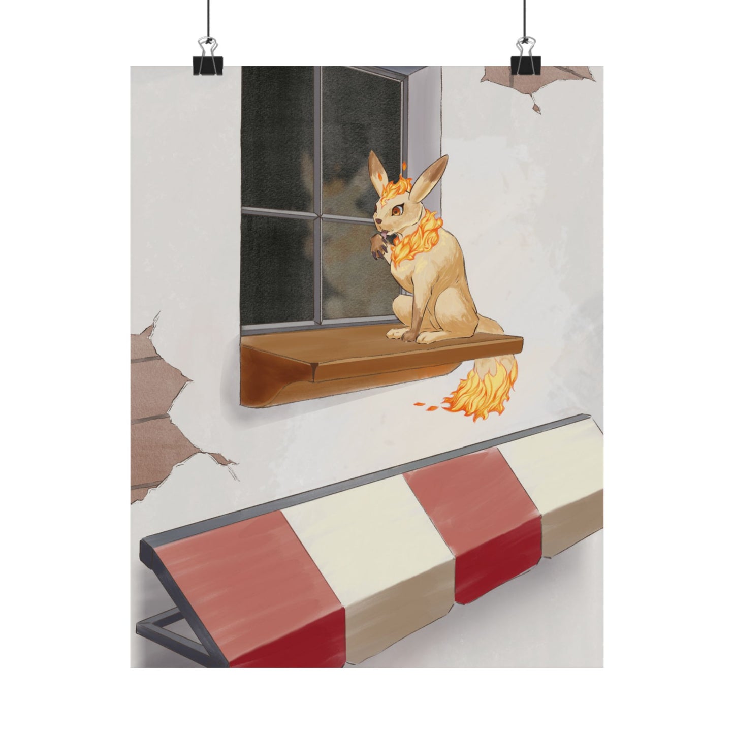 Cat Window Poster