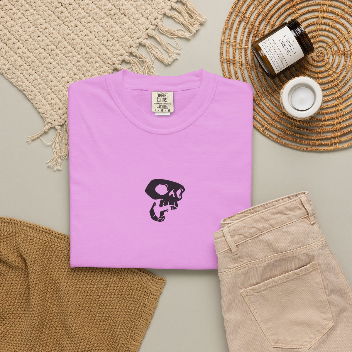 Light Wash - Kaiju Metal Bones - Adult Unisex T-Shirt