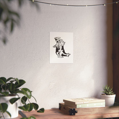 Skeletal Kaiju Poster