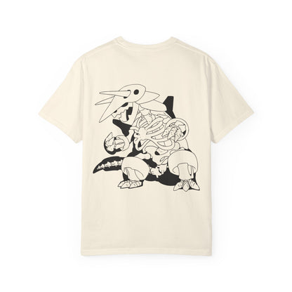 Light Wash - Kaiju Metal Bones - Adult Unisex T-Shirt