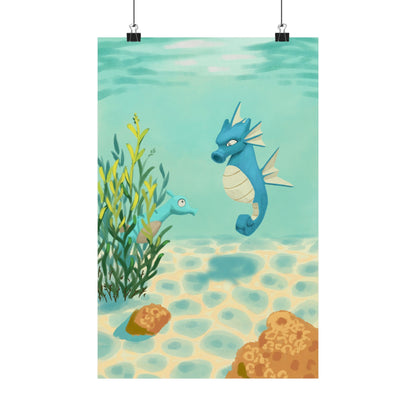 Sea Dragon Matte Poster