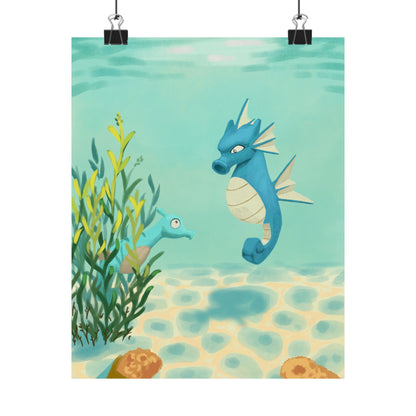 Sea Dragon Matte Poster