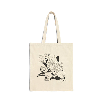 Light Wash - Kaiju Metal Bones Tote