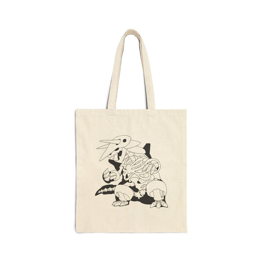 Light Wash - Kaiju Metal Bones Tote