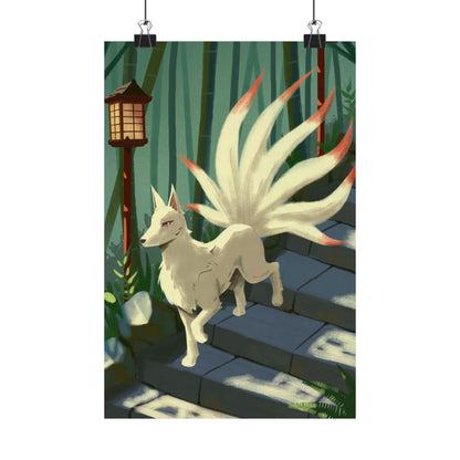 Kitsune Fox Matte Poster