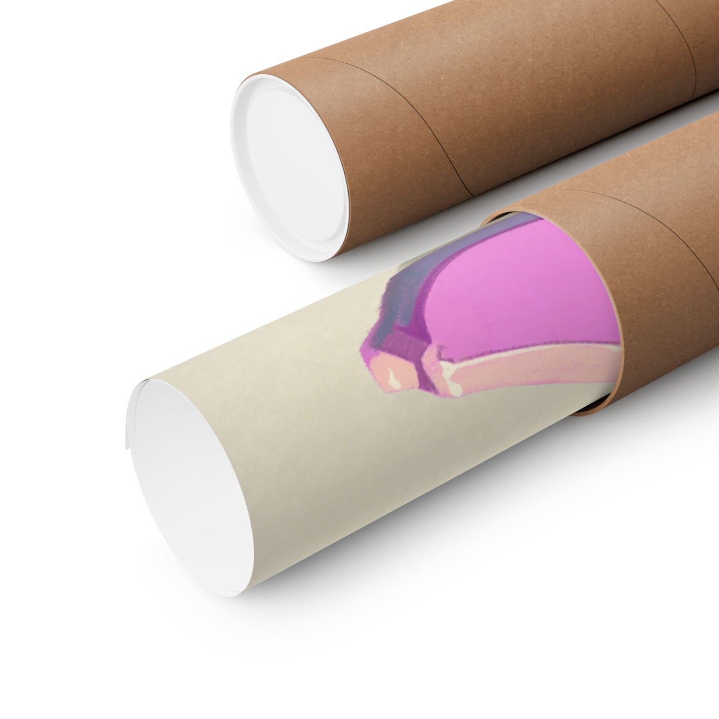 Cute Pink Banana Poster