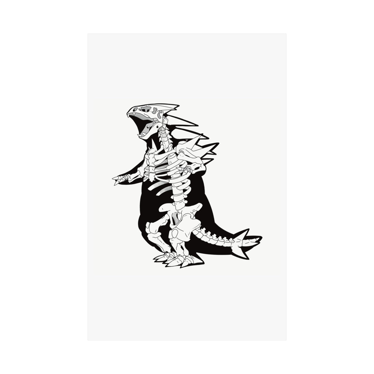 Skeletal Kaiju Poster