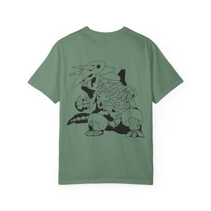 Light Wash - Kaiju Metal Bones - Adult Unisex T-Shirt