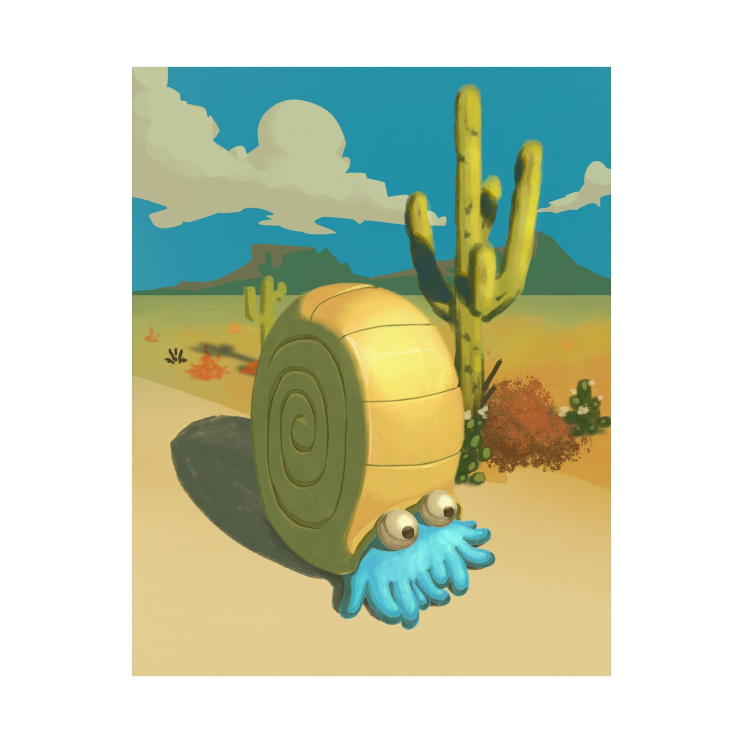 Desert Hermit Crab Poster