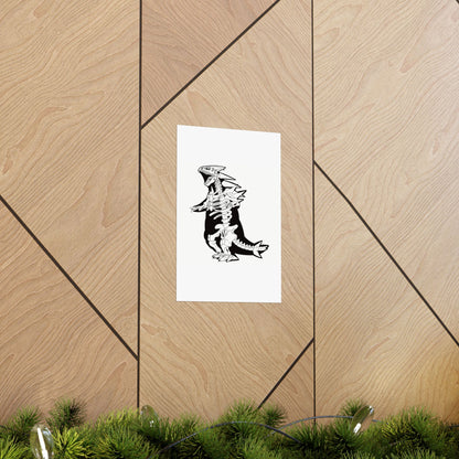 Skeletal Kaiju Poster