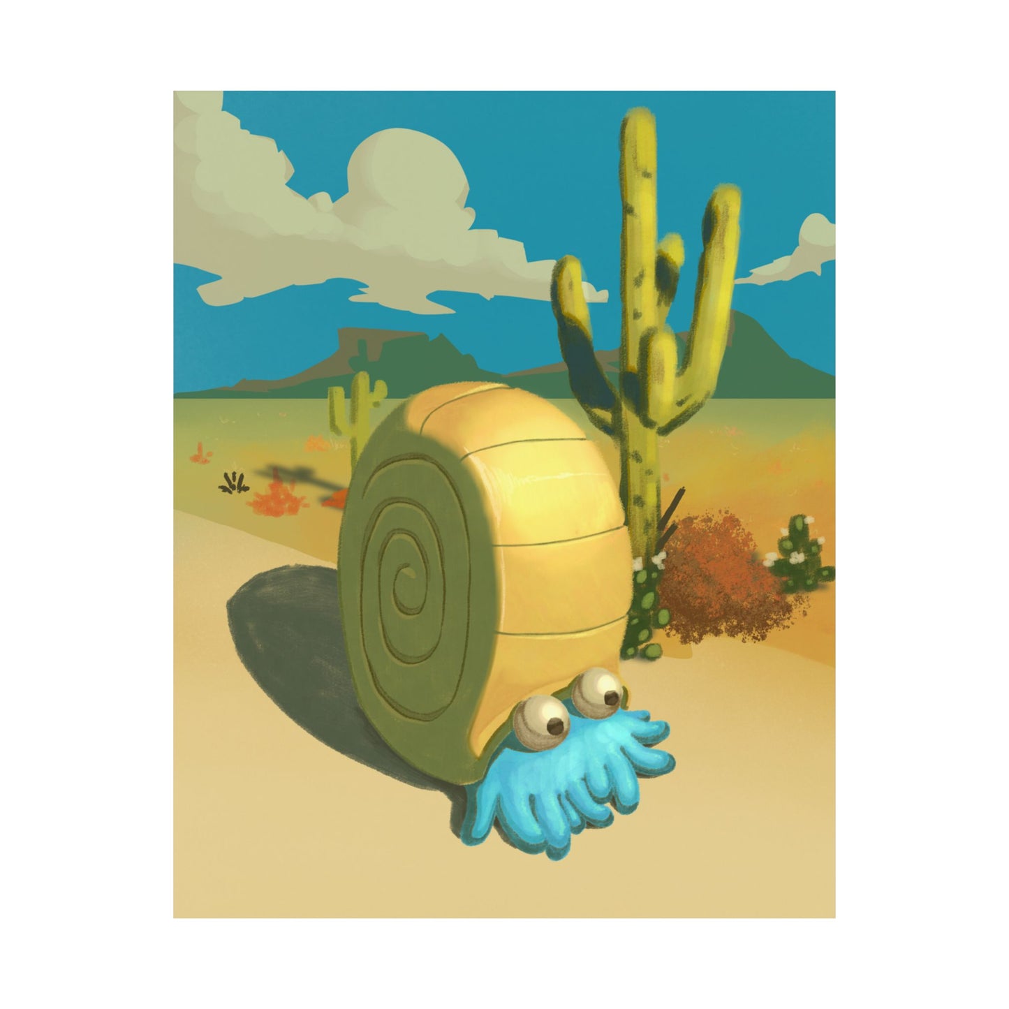 Desert Hermit Crab Poster