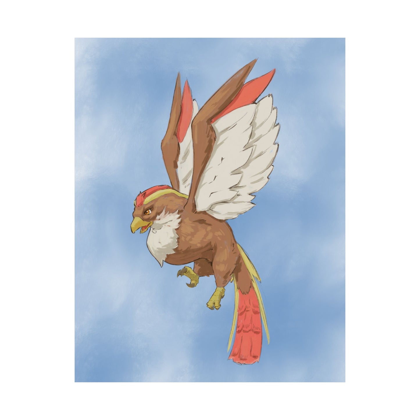 Soaring Fantasy Bird Poster