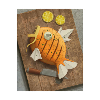 Sashimi Pineapple Fish Kitchen Poster