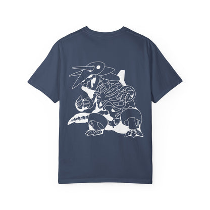 Dark Wash - Kaiju Metal Bones - Adult Unisex T-Shirt