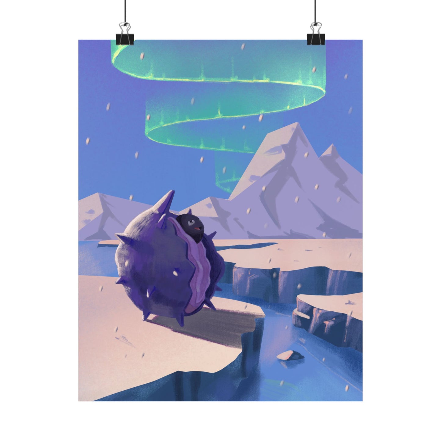 Aurora Night Ghastly Poster