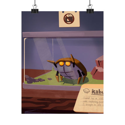 Cute Bug Terrarium Poster
