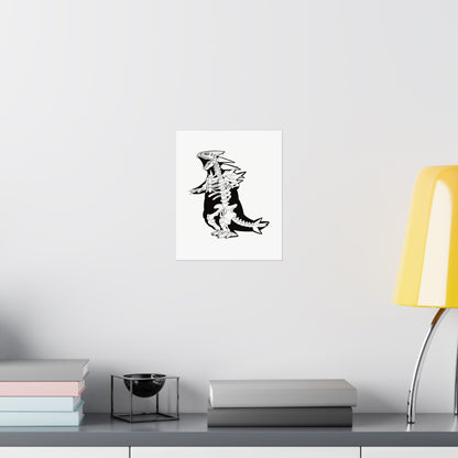 Skeletal Kaiju Poster