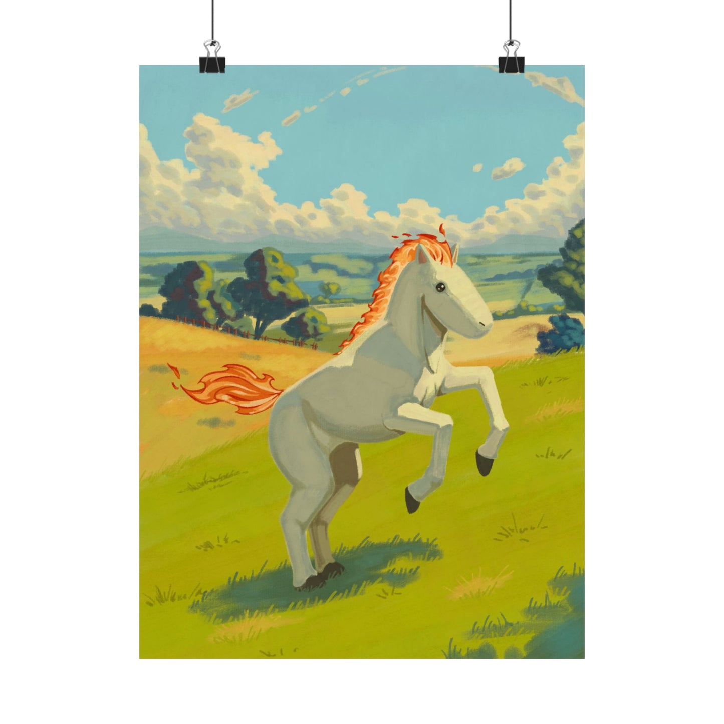 Pony Meadow Poster