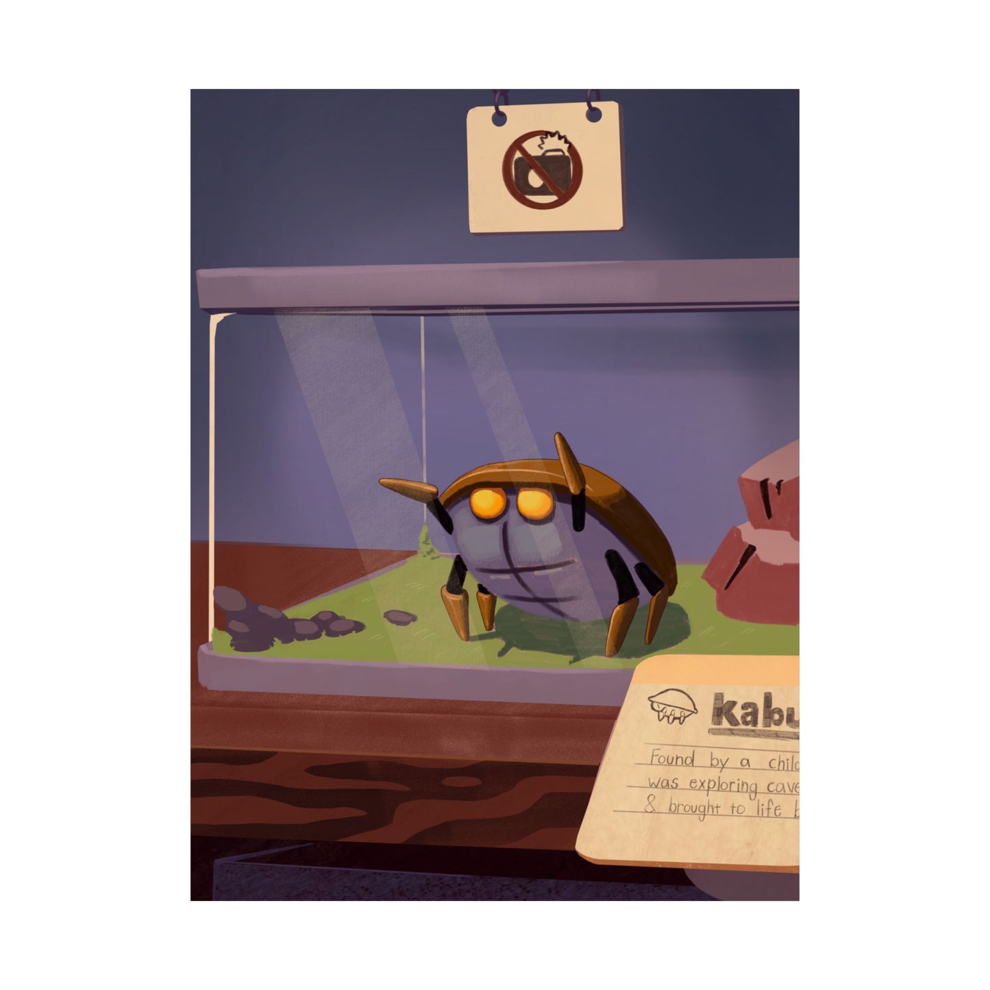 Cute Bug Terrarium Poster