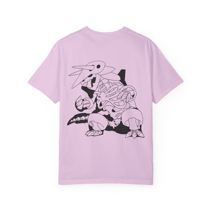 Light Wash - Kaiju Metal Bones - Adult Unisex T-Shirt