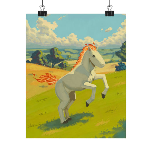 Pony Meadow Poster
