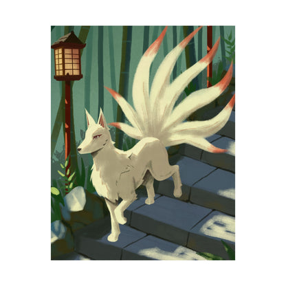 Kitsune Fox Matte Poster