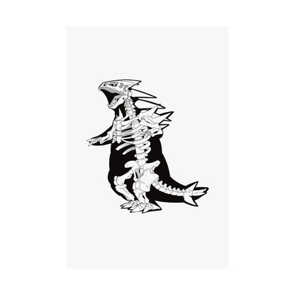 Skeletal Kaiju Poster