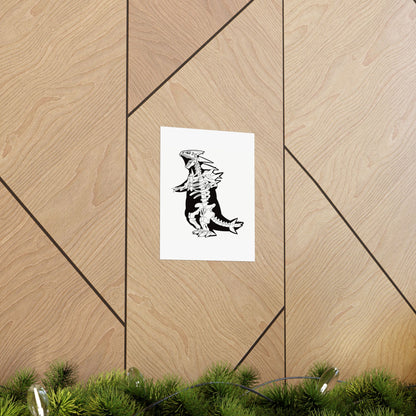 Skeletal Kaiju Poster
