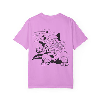 Light Wash - Kaiju Metal Bones - Adult Unisex T-Shirt