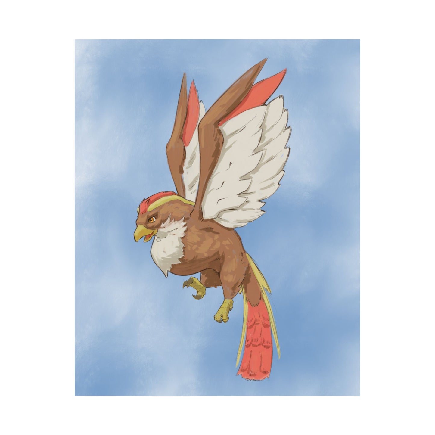 Soaring Fantasy Bird Poster