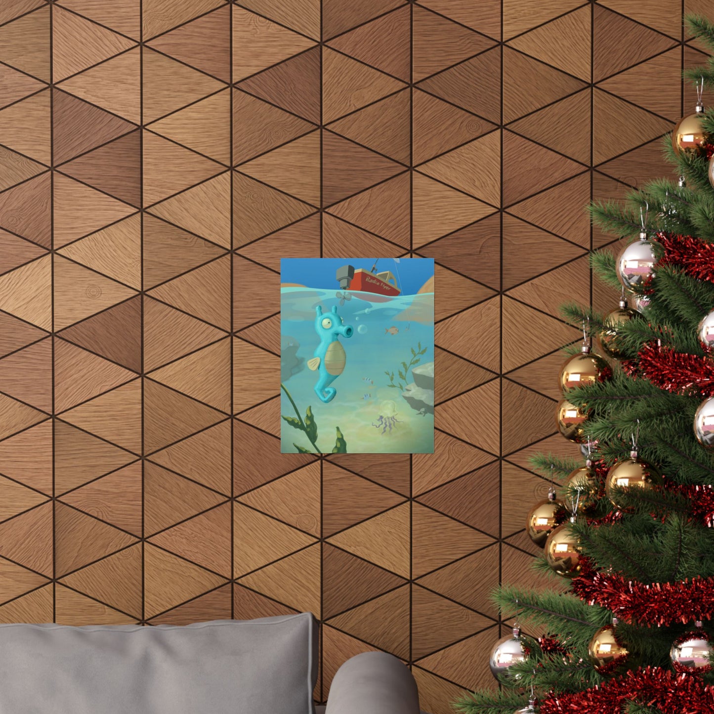 Seahorse Ocean Poster