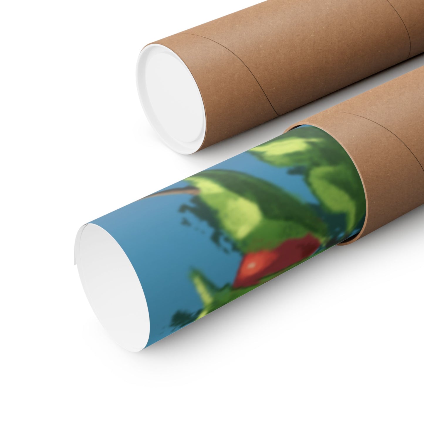 Bat Cherry Tree Matte Poster