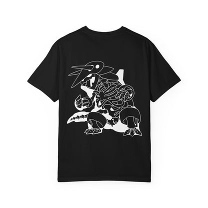 Dark Wash - Kaiju Metal Bones - Adult Unisex T-Shirt