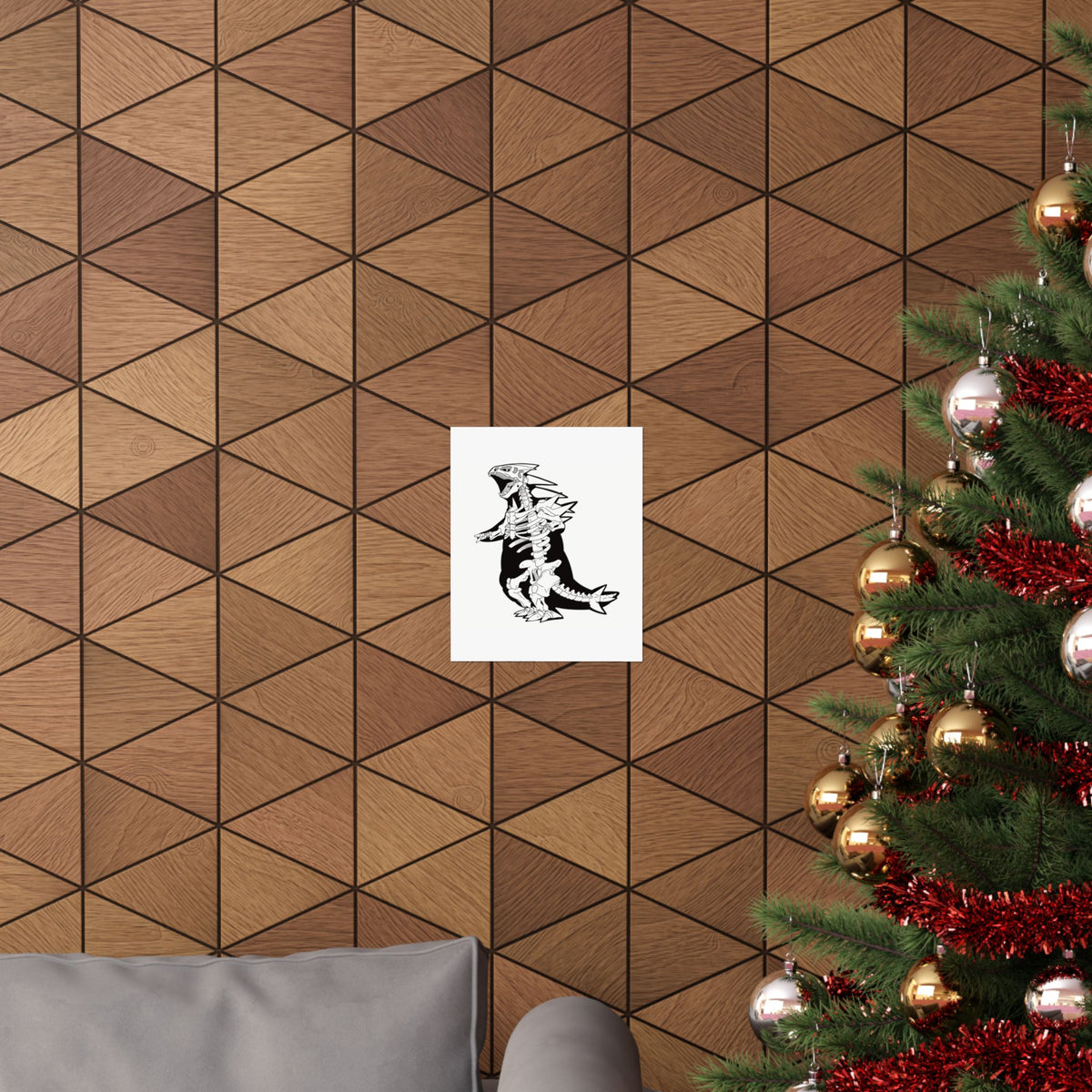 Skeletal Kaiju Poster