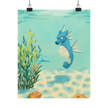 Sea Dragon Matte Poster