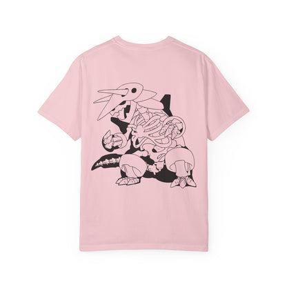 Light Wash - Kaiju Metal Bones - Adult Unisex T-Shirt
